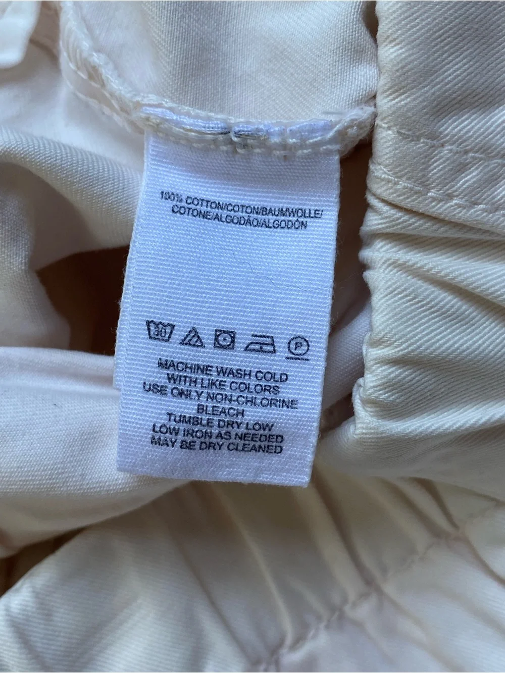 Free People Women's Ivory High-Waist Cropped Jogger Pants Size M